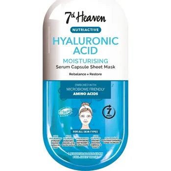 Pleťová maska 7th Heaven Nutriactive HYALURONIC ACID hydratační pleťová maska 20 g