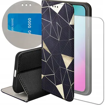Pouzdro na mobilní telefon Flipové pouzdro Hello Case pro Samsung Galaxy A22 5G zlaté