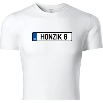 Chlapecké tričko Fenomeno Dětské tričko Vlastní SPZ Velikost: 158cm/12 let, Barva trička: Bílé