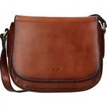 Kožená dámská crosbody kabelka Katana Klara - hnědá