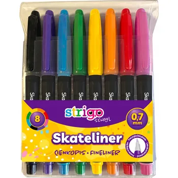 Liner Strigo s kulatým hrotem 0,7 mm, vícebarevný