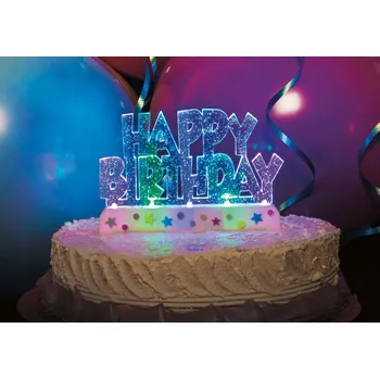 Party dekorace R7733 Svítící dekorace na dort
