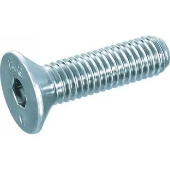 Šroub šroub M5*30mm celozávit, imbusová zápustná hlava 90° 10.9 Zn DIN 7991