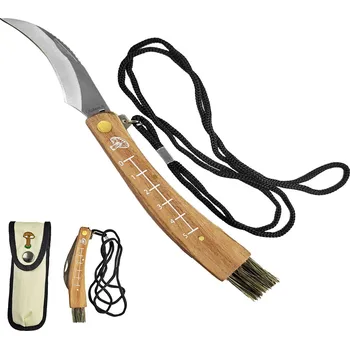 Bojový nůž Albainox Houbařský nůž "MUSHROOM PICKER" se štětečkem + pouzdro