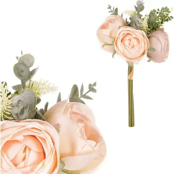 umělá květina Růže meruňková KUY081 APPR - SLEVA 3% s kodem radost25