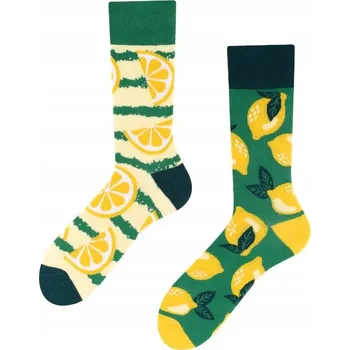 Pánské ponožky Todo Ponožky Ponožky Citronové Ponožky s Citrony Ovoce Velikost 43-46