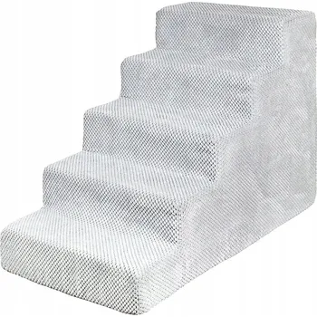 Schody a rampa pro psa SCHODY PRO PSA KOČKU 50 CM ŠEDÁ PLOŠINA