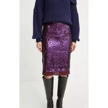 Dámská sukně Sukně Pinko fialová barva, mini, 104372 A27N 104372.A27N 49X, vel. 38