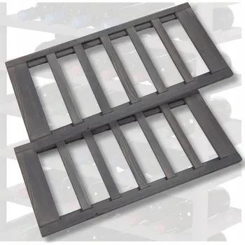 Dílenský regál Dřevěný skladový regál Wamar-Sosenka 3,6 x 70 x 33 cm, nosnost až 50 kg na polici