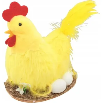 plyšák Anděl Přerov Plyšová sliepočka žlutá 19 cm