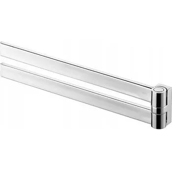 Věšák Věšák s otočným ramenem na kolíčky Bisk stříbrný