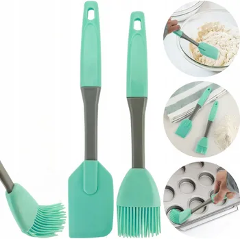SILIKONOVÉ KUCHYŇSKÉ NÁČINÍ A POMŮCKY NA PEČENÍ – ŠTĚTEC A ŠPACHTLE