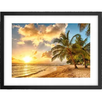 Obraz Obraz plakát v černém rámu do obýváku 40x30 krajina foto na zeď