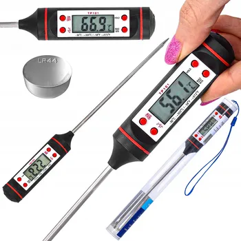 Kuchyňský teploměr Cadro Kuchyňský digitální teploměr černá