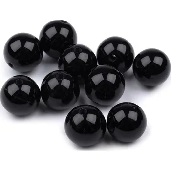 Korálek Onyx, minerální korálky Ø8 mm Varianta: onyx, Balení: 48 ks