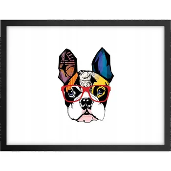 Obraz Obraz plakát v černém rámu do obýváku 40x30 abstrakce foto na zeď