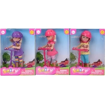 Panenka Panenka Sairy s koloběžkou, 14 cm