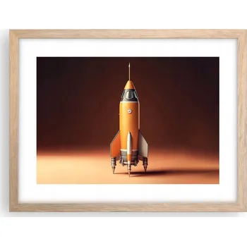 Obraz Obraz plakát v rámu světlý dub do obýváku 40x30 vesmír foto na zeď