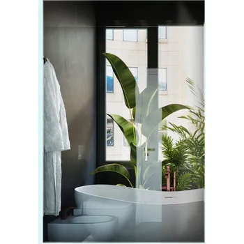 Zrcadlo Moderní LED Zrcadlo Obdélníkové 60x40 cm do Ložnice s Podsvícením