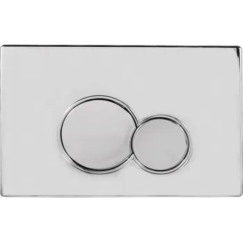 Splachovací tlačítko Splachovací tlačítko pro WC Aquatech Simba stříbrné