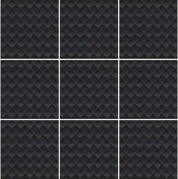 Fototapeta Samolepka na obklady do kuchyně a koupelny černé čtverce 20x20 cm