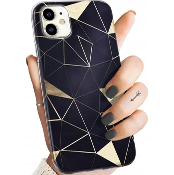 Pouzdro na mobilní telefon Zadní Kryt Hello Case pro Apple iPhone 11, zlatý