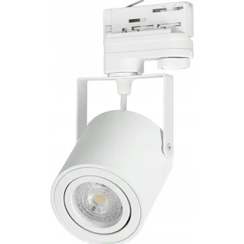Bodové svítidlo Nastavitelný kolejnicový reflektor bílý, žárovka GU10, pro kolejnicový systém