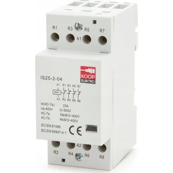 Stykač Stykač KOOP Elektro NA SZYNĘ TH35 3 FAZOWY 4 STYKI ROZWIERNY