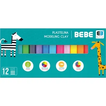 Modelovací hmota Měkká modelína 12 barev B&B KIDS INTERDRUK