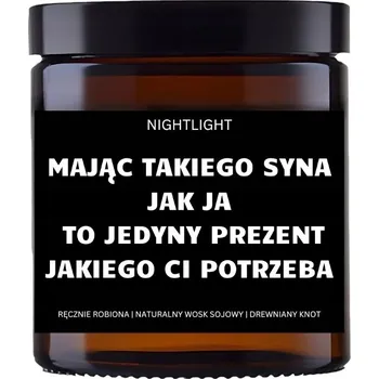 Svíčka Sójová vonná svíčka Káva Night Light 1 ks