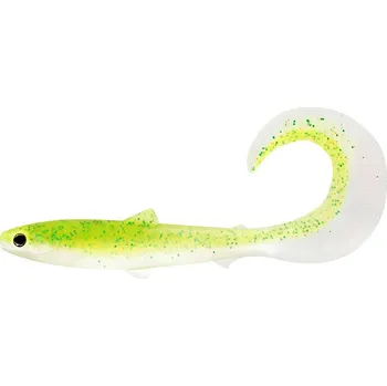 Umělá nástraha Westin Gumová Nástraha Bullteez Curltail Sparkling Chartreuse - 8 cm 3 g 3 ks