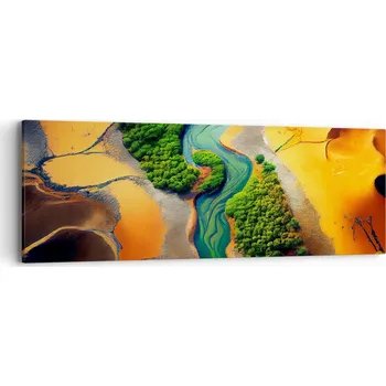 Obraz Obraz na plátně do obýváku, ložnice 90x30 krajina foto obrazy na zeď