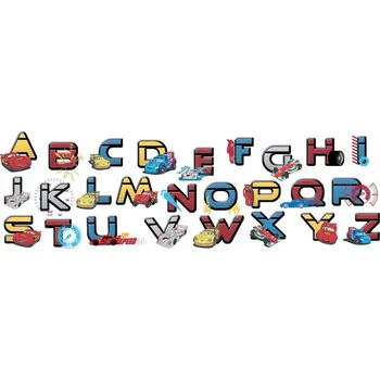 samolepka Samolepky Písmena Abeceda Cars Auta 70-163