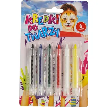 Pastelka Pastelky na malování na obličej Penword 6 ks