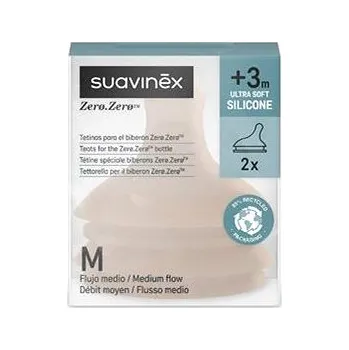 Savička SUAVINEX Zero Zero Medium anti-koliková M 2 ks