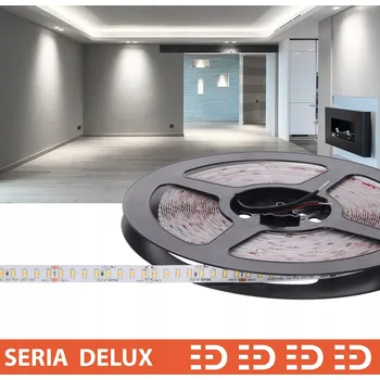 LED páska Polská LED páska Delux 24V 160LED PL7Y BÍLÁ STUDENÁ