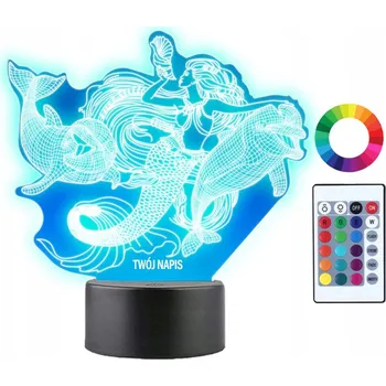 Lampička Plexido vícebarevná Noční lampa