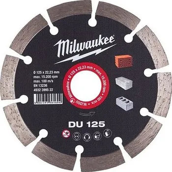 Řezný kotouč MILWAUKEE 4932399522 diamantový kotouč 125mm DU125