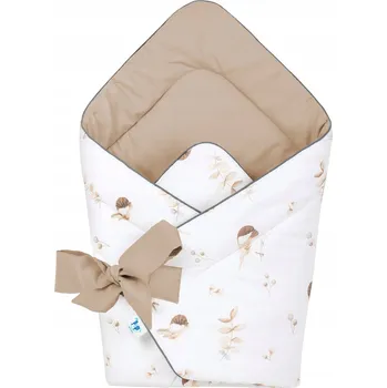 Zavinovačka Pepi Swaddle - Bavlněná zavinovačka Lovely Bird Cappuccino