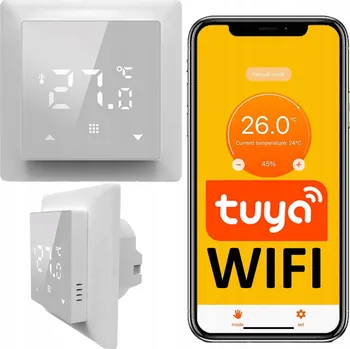 Termostat Regulátor teploty Sone TUYA WIFI termostat, ovladač topení s WiFi