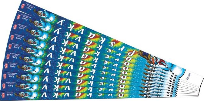 TARRA PYROTECHNIK Sada svatebních prskavek 10bal./90cm - Sada prskavek SP90A-10