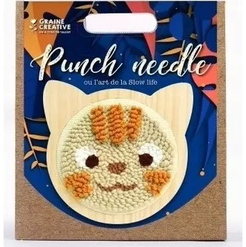 kreativní sada Sada na vyšívání Graine Creative Punch Needle - Koťátko