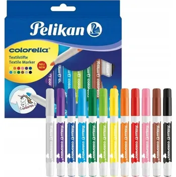 COLORELLA LÁTEČNÉ FIXY NA OBLEČENÍ 12 Ks PELIKAN