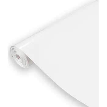 Tapeta Samolepicí Nábytková Fólie Bílá Lesklá Role 90x240cm Fólie PVC