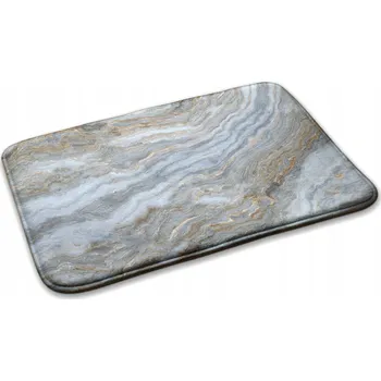 Koberec Moderní kobereček do šatny nebo pod schody, mramorový vzor, 75x45 cm