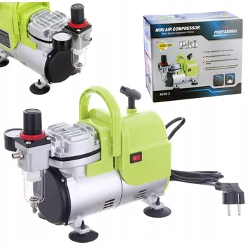 Kompresor Výkonný a tichý modelářský kompresor pro airbrush
