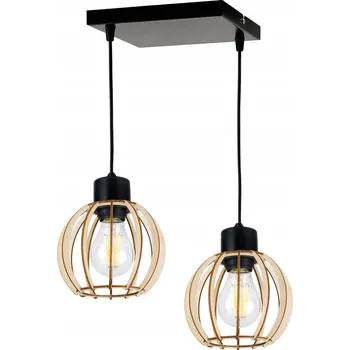 ZÁVĚSNÁ LAMPA lustr stropní LOFT Dřevo 2