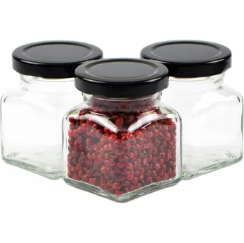 Sklenice SKLENĚNÁ ZAVAŘOVACÍ SKLENICE NA KOŘENÍ 120 ML 24 ks