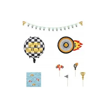 Party dekorace Sada dekorací na párty - Autka, mix (1 balení / 25 ks)