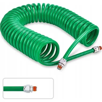 Příslušenství ke kompresoru HADICE 8x12mm 10 m SPIRÁLOVÁ POLYURETANOVÁ PNEUMATICKÁ KE KOMPRESORU